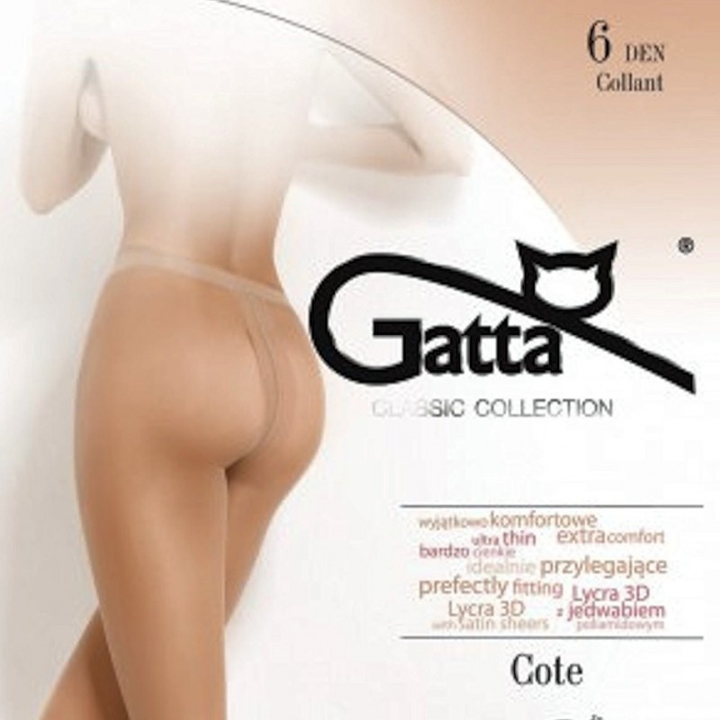 Rajstopy Gatta COTE 3D 6 den 2-S Visone